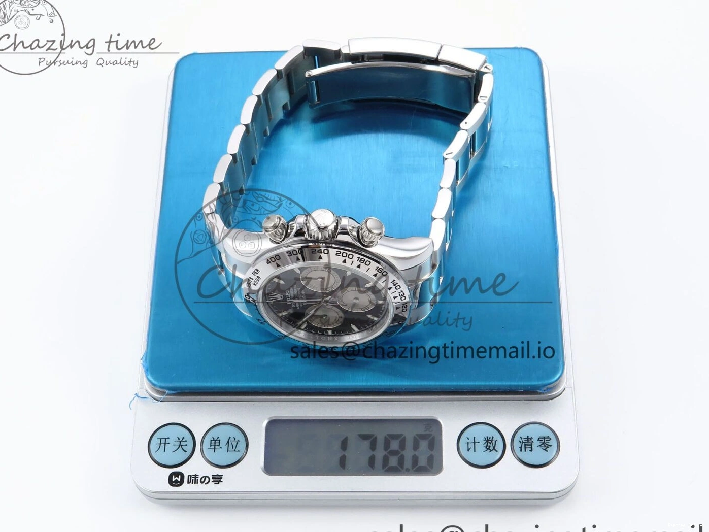 0402 Daytona 126509 QF 1:1 Best Edition Black Silver Dial on SS Bracelet SH4131 V6 (Gain Weight） DailyWear 1007